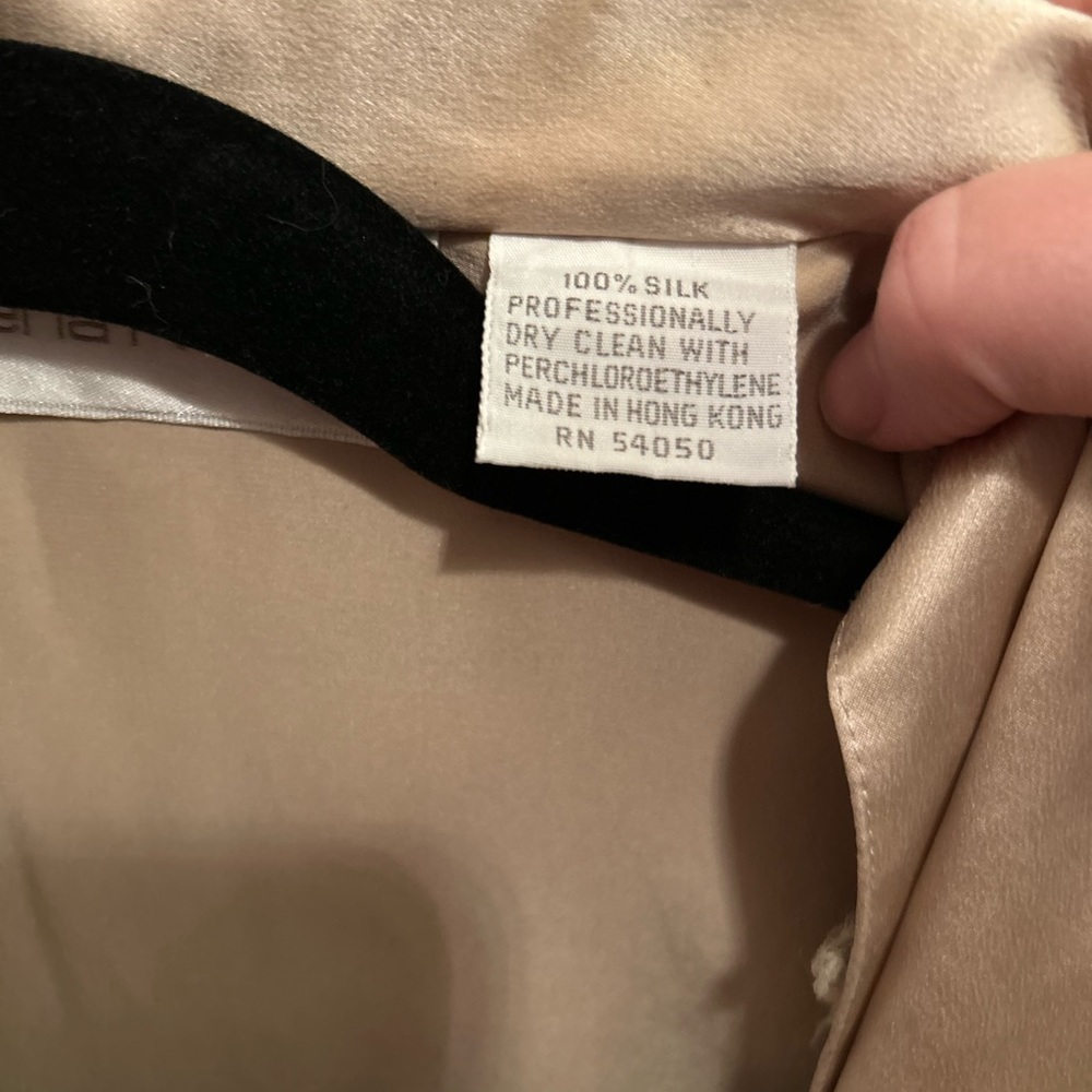 Rene Rowan women’s silk blouse size 14 vintage - Picture 3 of 8